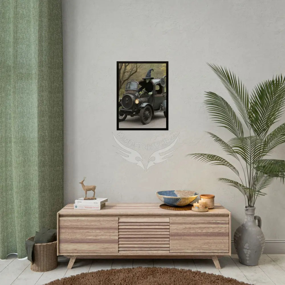 Gothic Wizard Lurching Man Character Giant Towering Skeleton Dudes Comic Motorcade Poster Poster