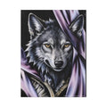 Gothic Wolf Dark Howler Fantasy Canvas Print — Matte Stretched Wall Art 30’’ x 40’’ (Vertical) / 1.25’’ Canvas