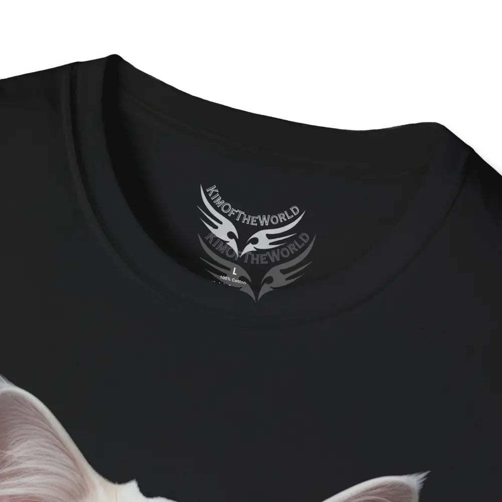 Grey and White Kitty Cat Parent Tee - Softstyle T-Shirt T-Shirt