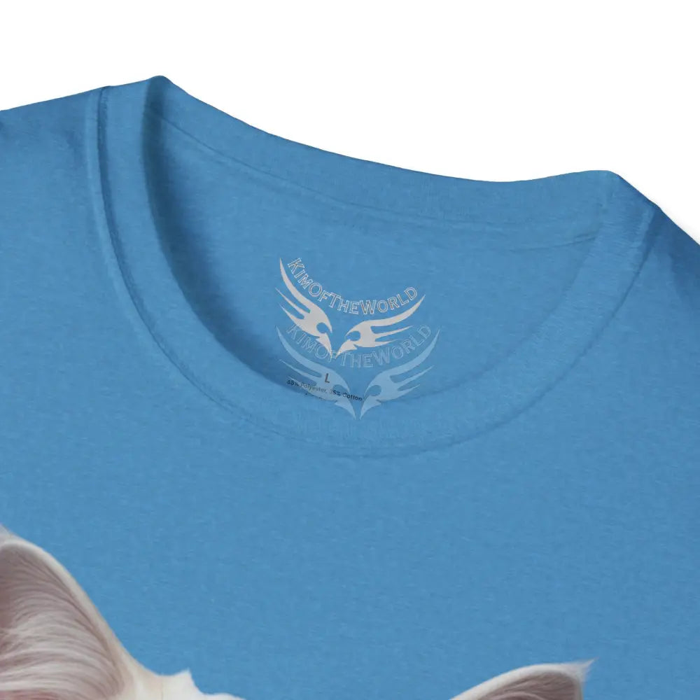 Grey and White Kitty Cat Parent Tee - Softstyle T-Shirt T-Shirt
