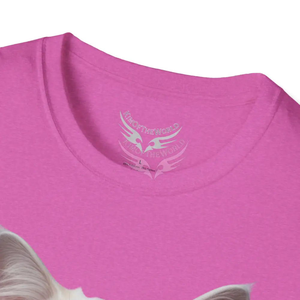 Grey and White Kitty Cat Parent Tee - Softstyle T-Shirt T-Shirt