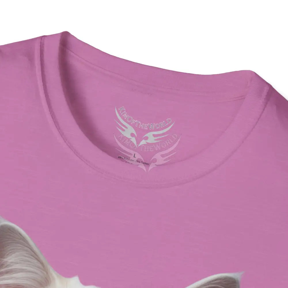Grey and White Kitty Cat Parent Tee - Softstyle T-Shirt T-Shirt