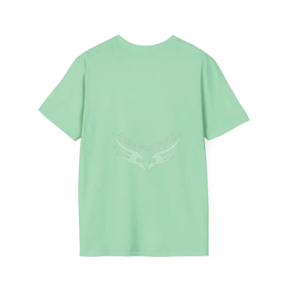 Grey and White Kitty Cat Parent Tee - Softstyle T-Shirt Mint Green / S T-Shirt