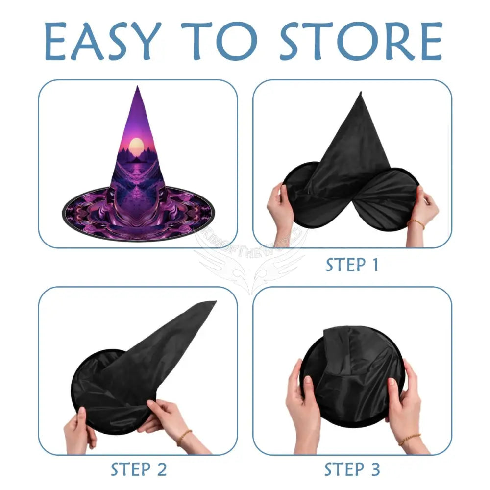 Halloween Witch Hat - Vaporwave I Holiday Decor