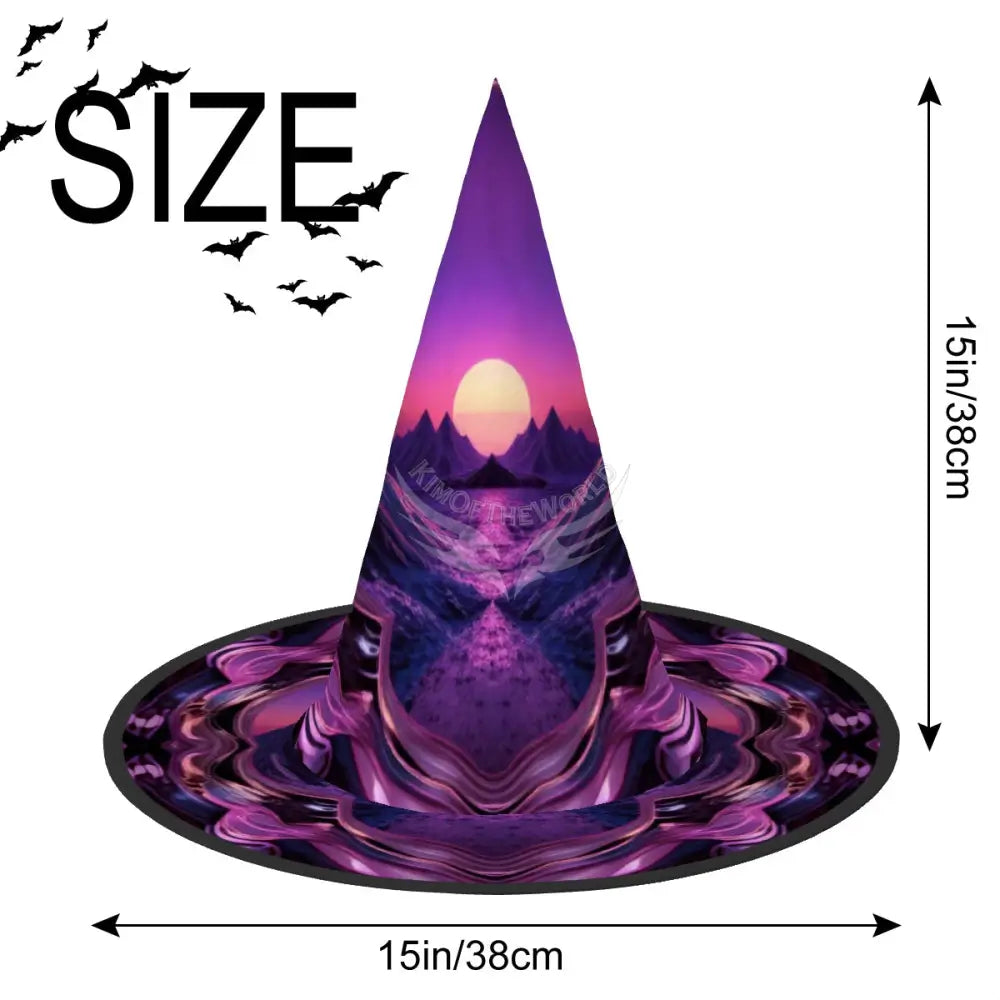 Halloween Witch Hat - Vaporwave I Holiday Decor