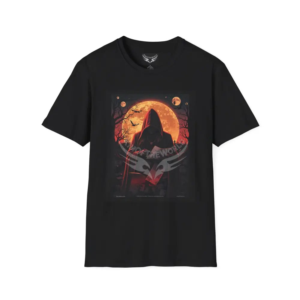 Hooded Reader - Softstyle T-Shirt Black / XS T-Shirt