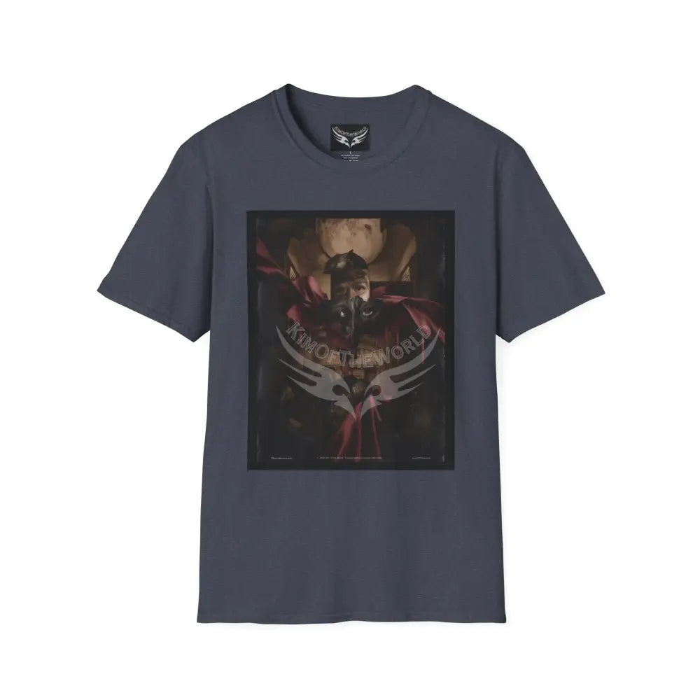 Horror Ribbon - Softstyle T-Shirt Heather Navy / XS T-Shirt