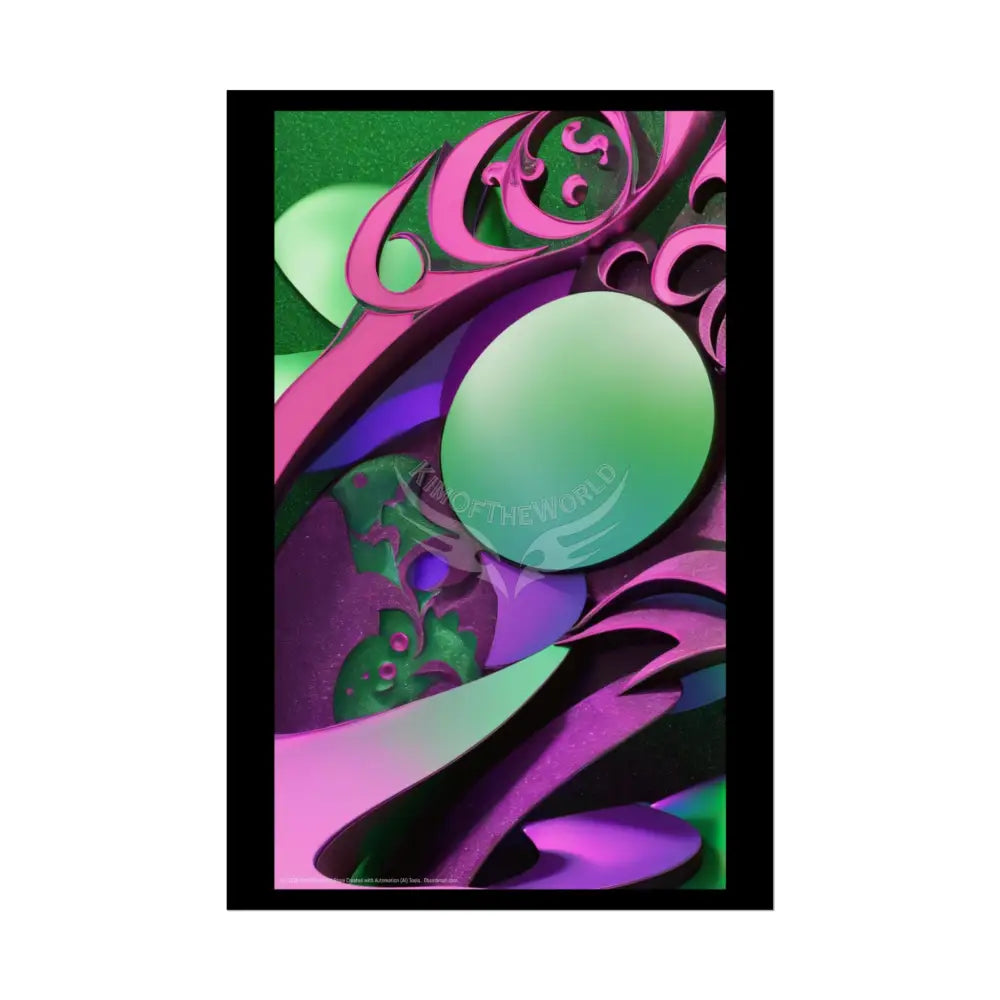 Imagination Artistic & 3D Creativity Art Print 24’’ x 36’’ (Vertical) / Semi Glossy Poster