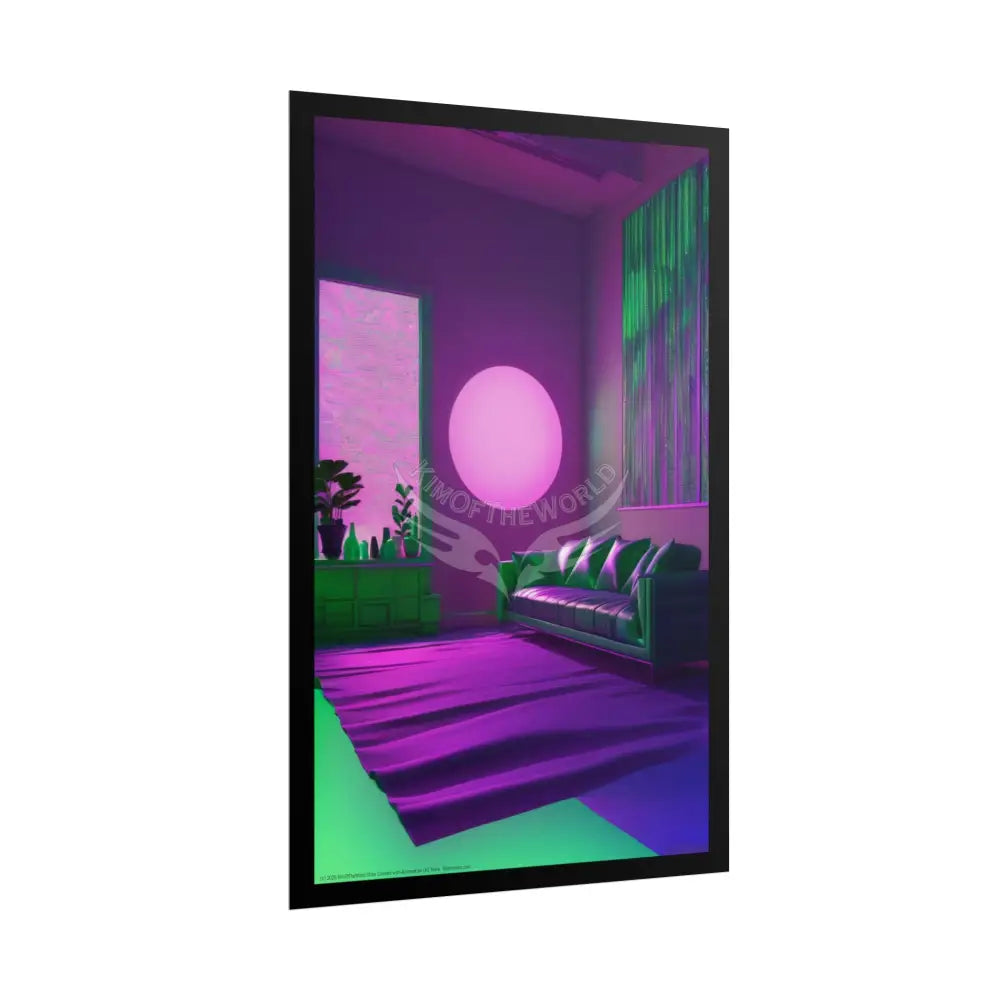 Imagination Artistic & 3D Creativity Vaporwave Interior Art Print Poster