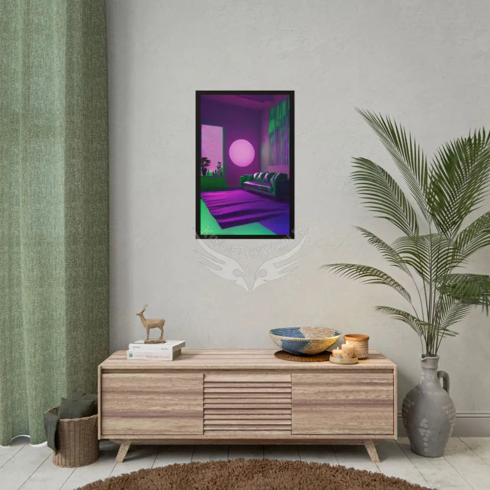 Imagination Artistic & 3D Creativity Vaporwave Interior Art Print Poster