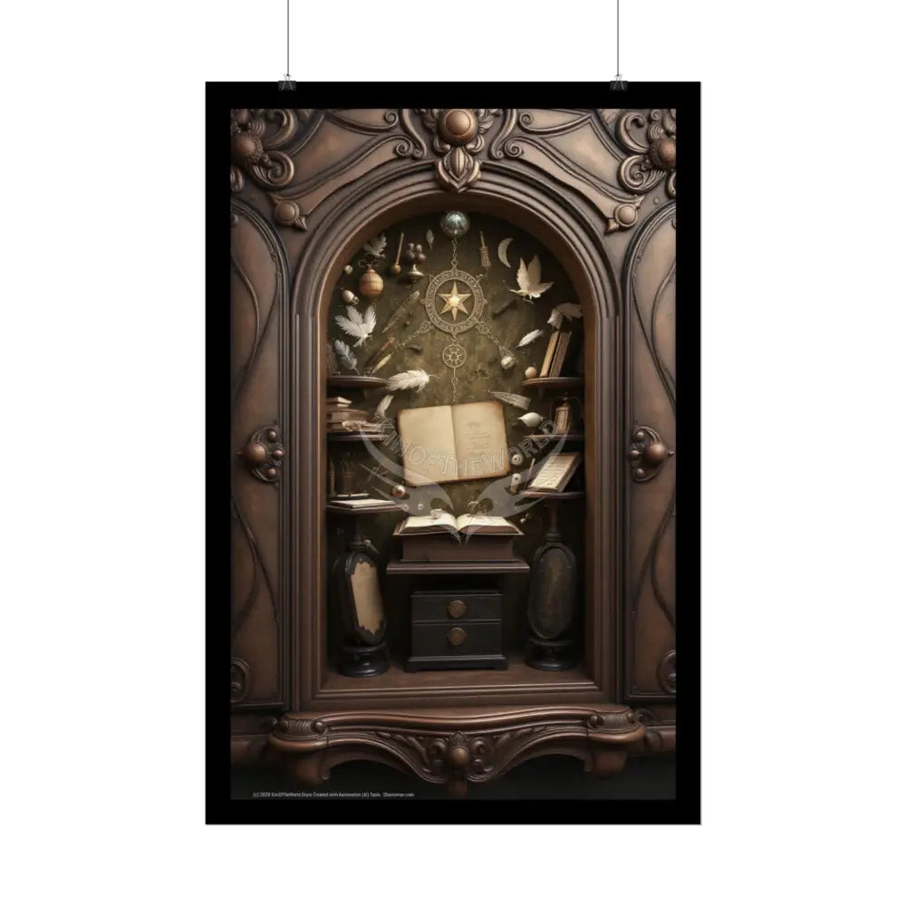 Imagination Artistic & Computer Creativity Cabinet Artist’s Art Print Poster