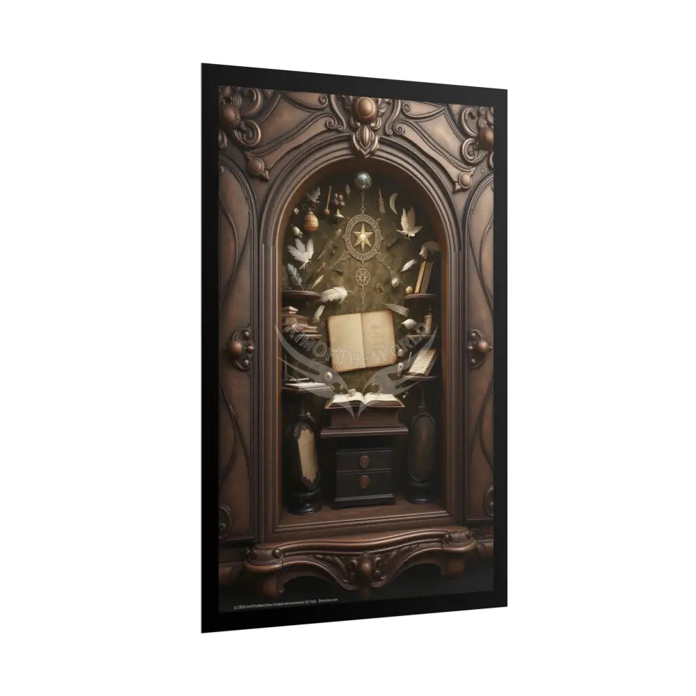 Imagination Artistic & Computer Creativity Cabinet Artist’s Art Print Poster