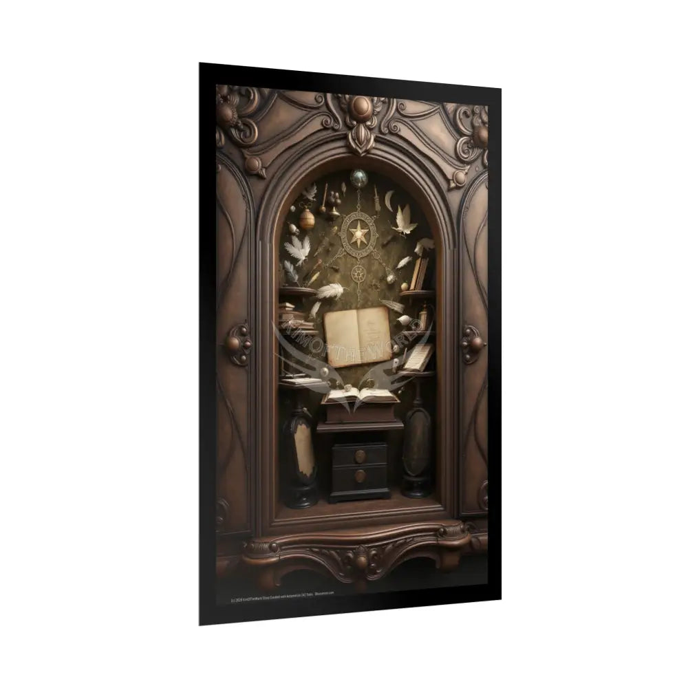 Imagination Artistic & Computer Creativity Cabinet Artist’s Art Print Poster