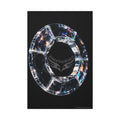 Iridescent Lens Ring through Vortex Canvas Print — Dimensional Wall Art 24’’ x 36’’ (Vertical) / 1.25’’ Canvas