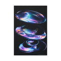 Iridescent Lens through Vortex Canvas Print — Dimensional Wall Art 24’’ x 36’’ (Vertical) / 1.25’’ Canvas