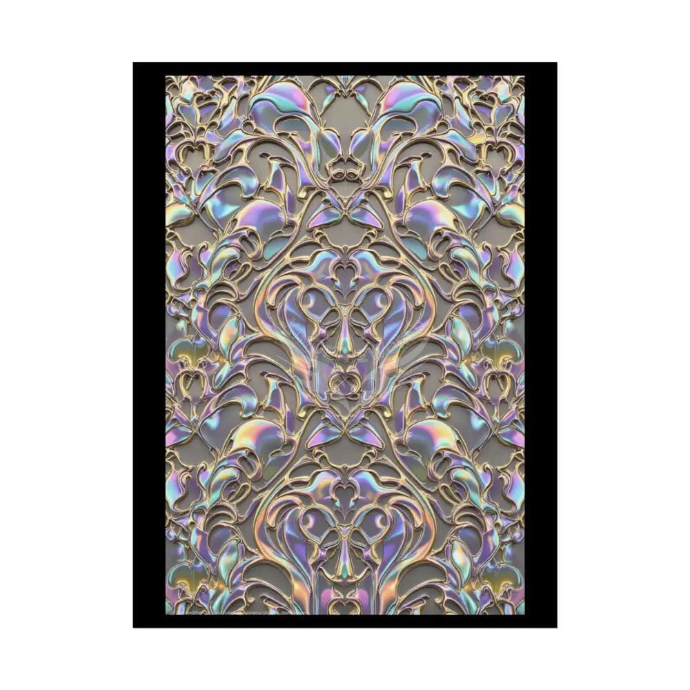 Iridescent Pearlescent Rolled Poster — Shimmer Wall Art 18″ x 24″ (Vertical) / Semi Glossy Poster