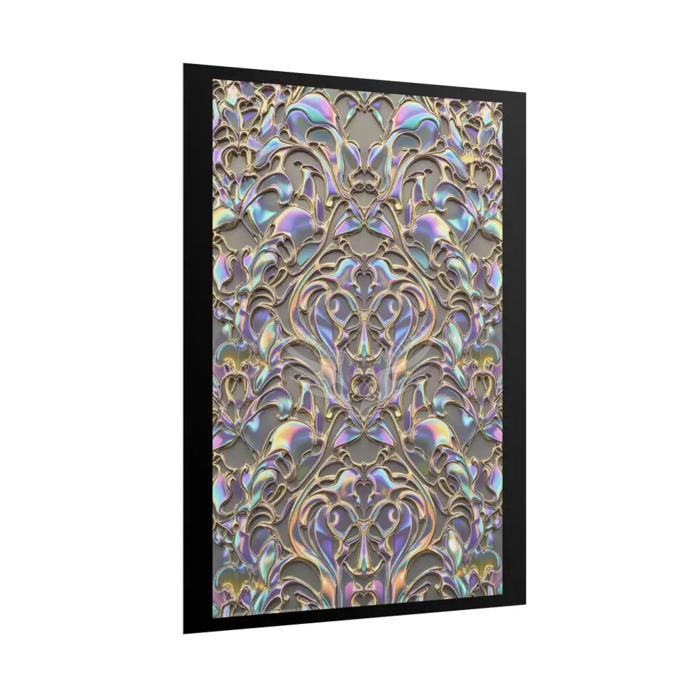 Iridescent Pearlescent Rolled Poster — Shimmer Wall Art Poster