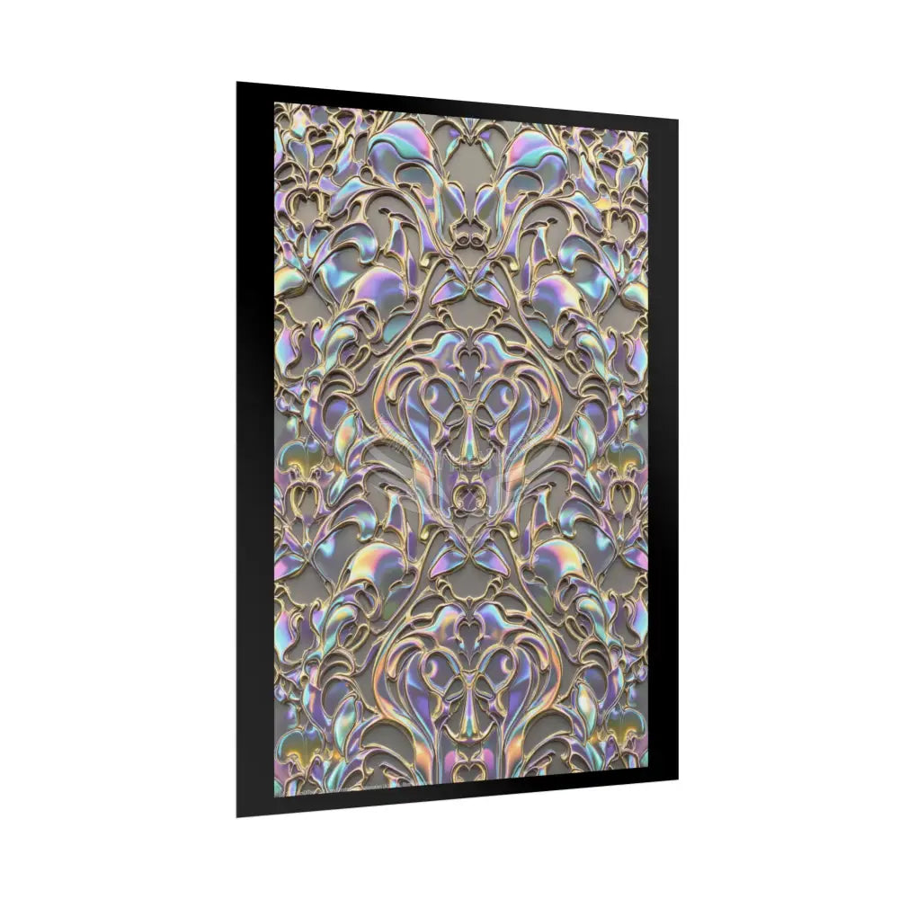 Iridescent Pearlescent Rolled Poster — Shimmer Wall Art Poster