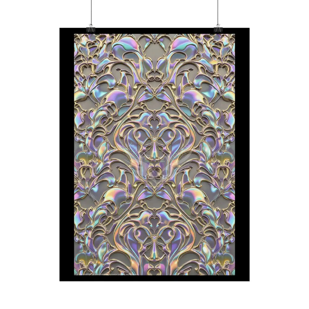 Iridescent Pearlescent Rolled Poster — Shimmer Wall Art Poster
