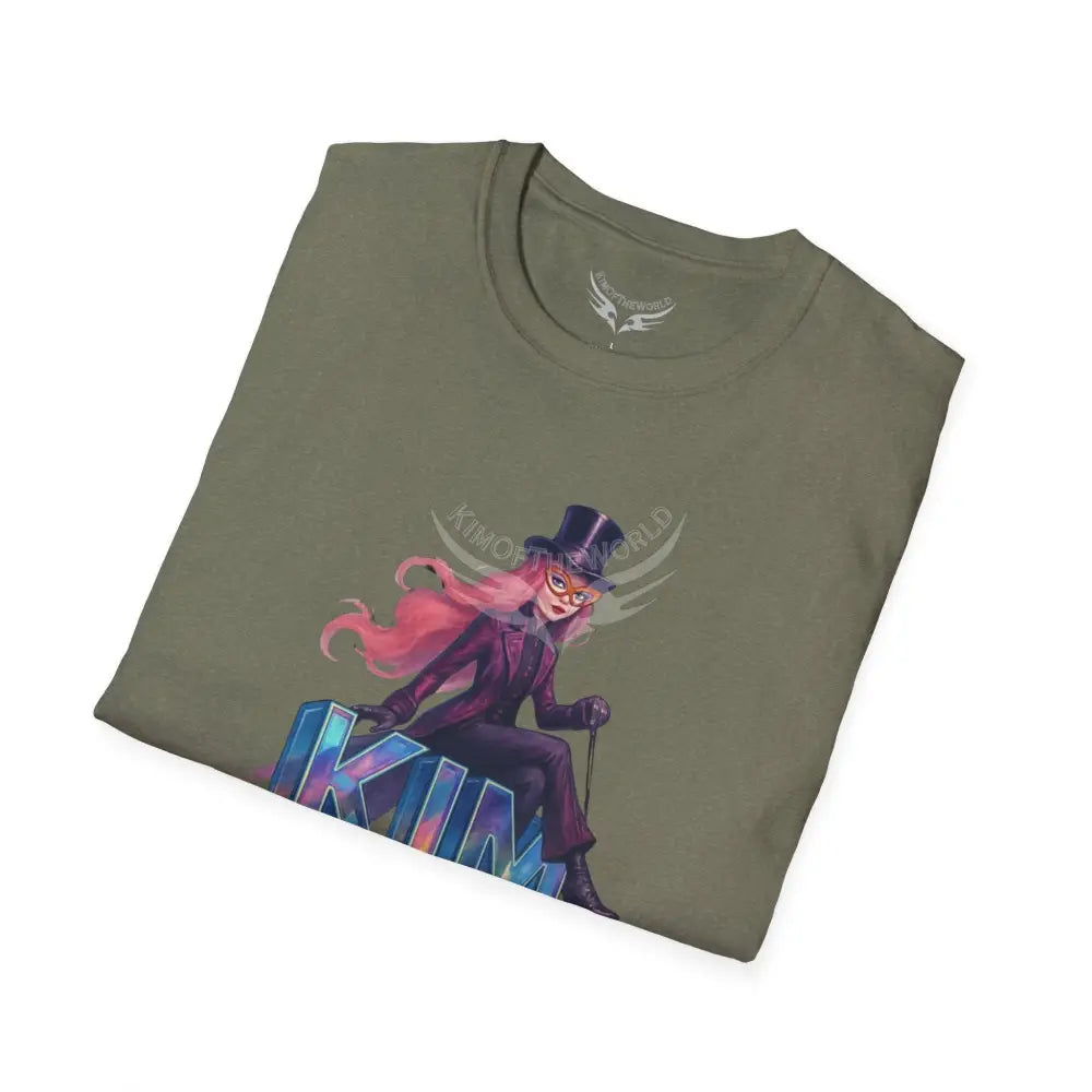 ’Kim of the World Art Shop’ Sales Team Tee - Softstyle T-Shirt T-Shirt