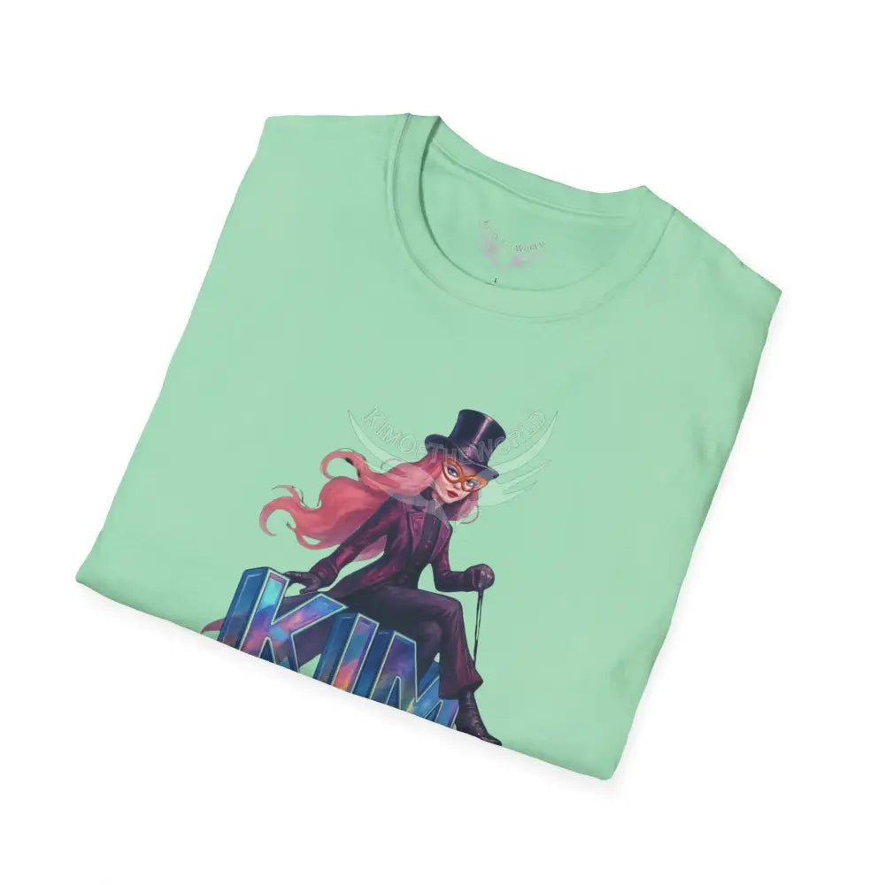 ’Kim of the World Art Shop’ Sales Team Tee - Softstyle T-Shirt T-Shirt