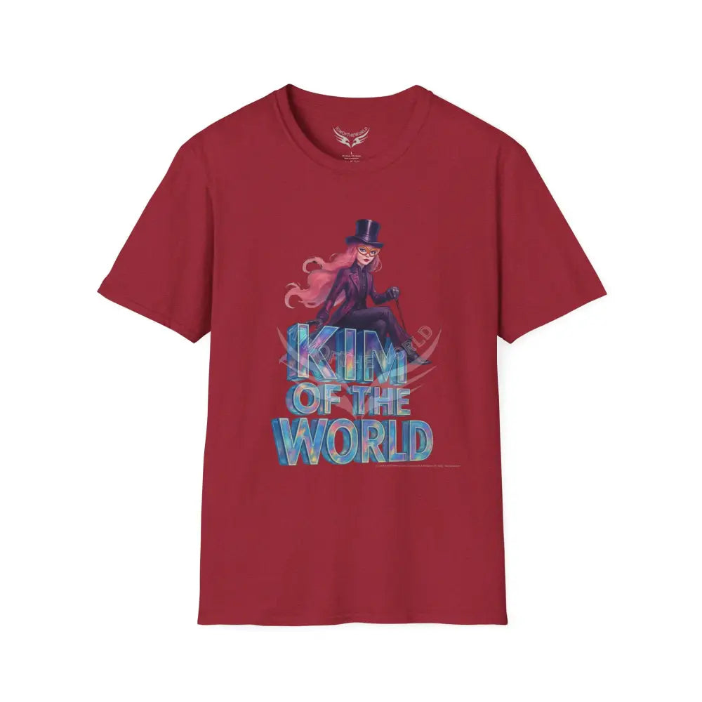 ’Kim of the World Art Shop’ Sales Team Tee - Softstyle T-Shirt Antique Cherry Red / S T-Shirt