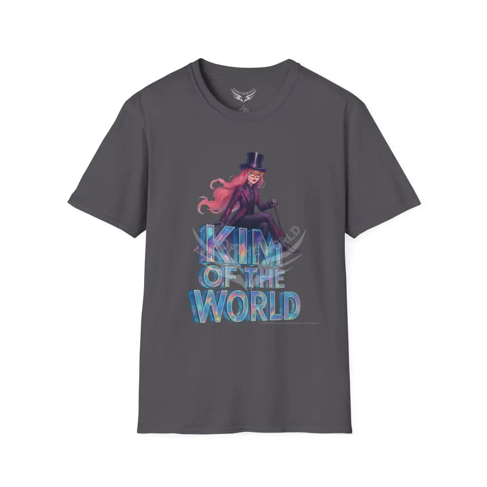 ’Kim of the World Art Shop’ Sales Team Tee - Softstyle T-Shirt Charcoal / XS T-Shirt
