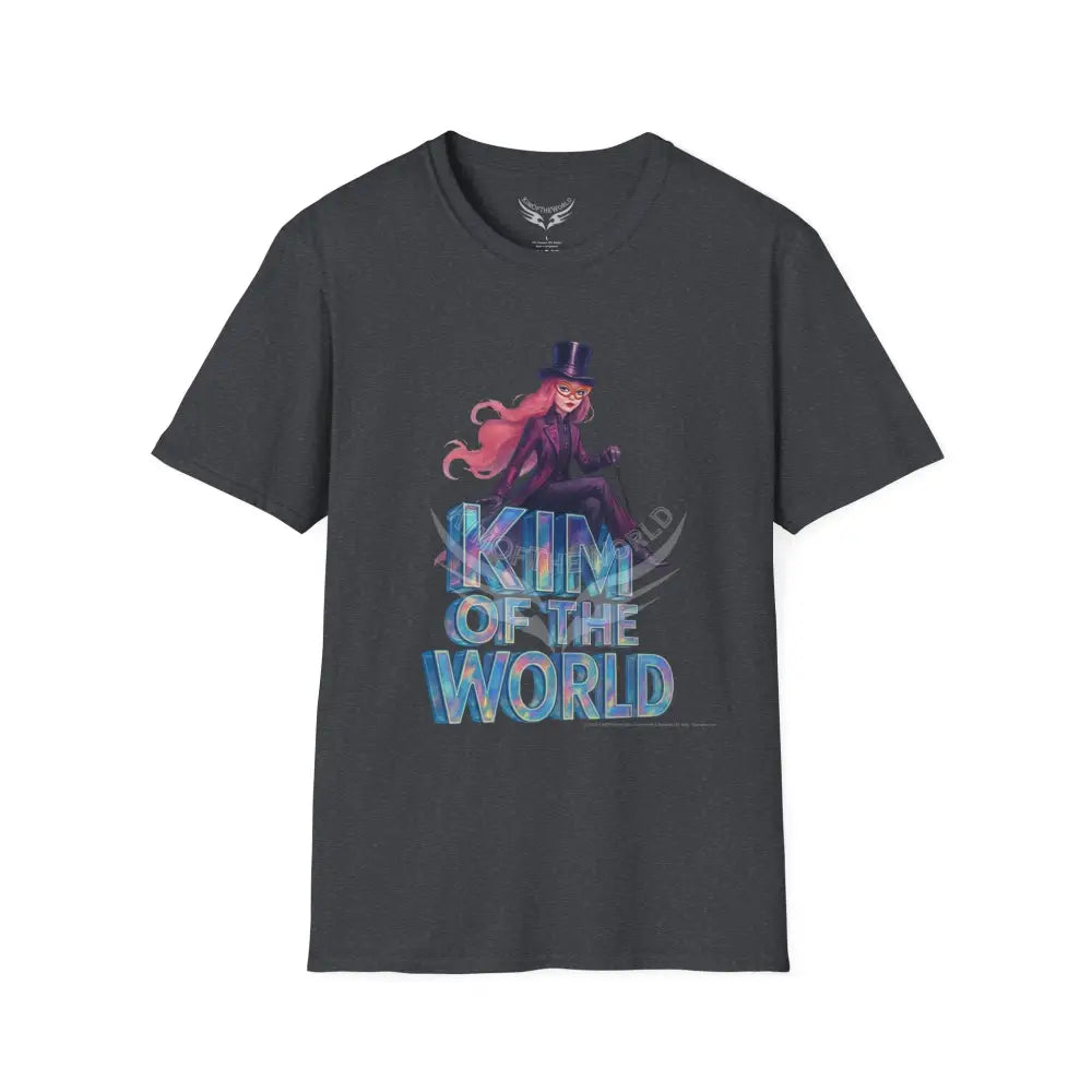 ’Kim of the World Art Shop’ Sales Team Tee - Softstyle T-Shirt Dark Heather Grey / XS T-Shirt
