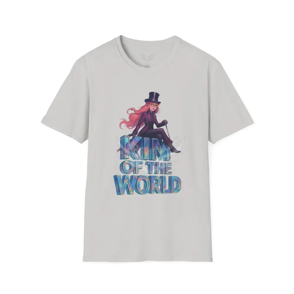 ’Kim of the World Art Shop’ Sales Team Tee - Softstyle T-Shirt Ice Grey / S T-Shirt