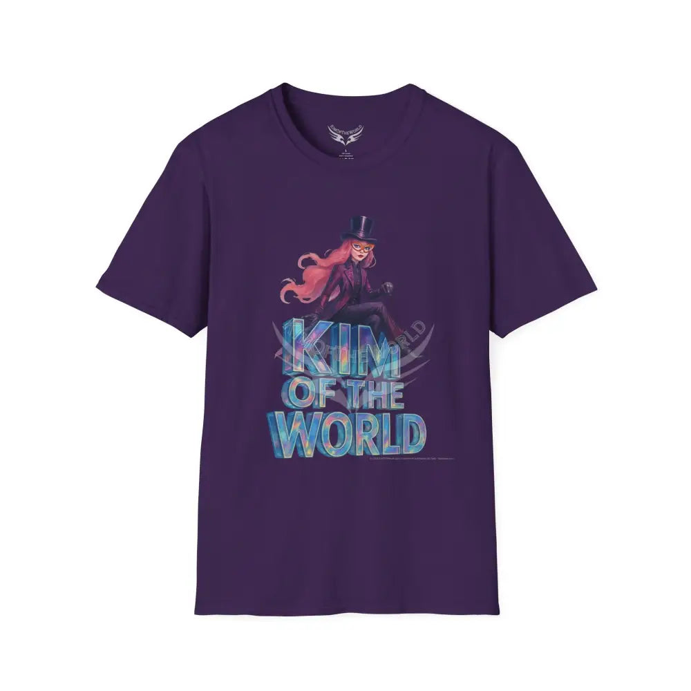 ’Kim of the World Art Shop’ Sales Team Tee - Softstyle T-Shirt Purple / S T-Shirt