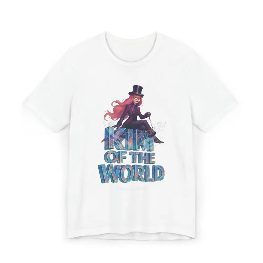 ’Kim of the World’ Sales Team T-Shirt — Shop Logo IIII Graphic Tee White / S T-Shirt