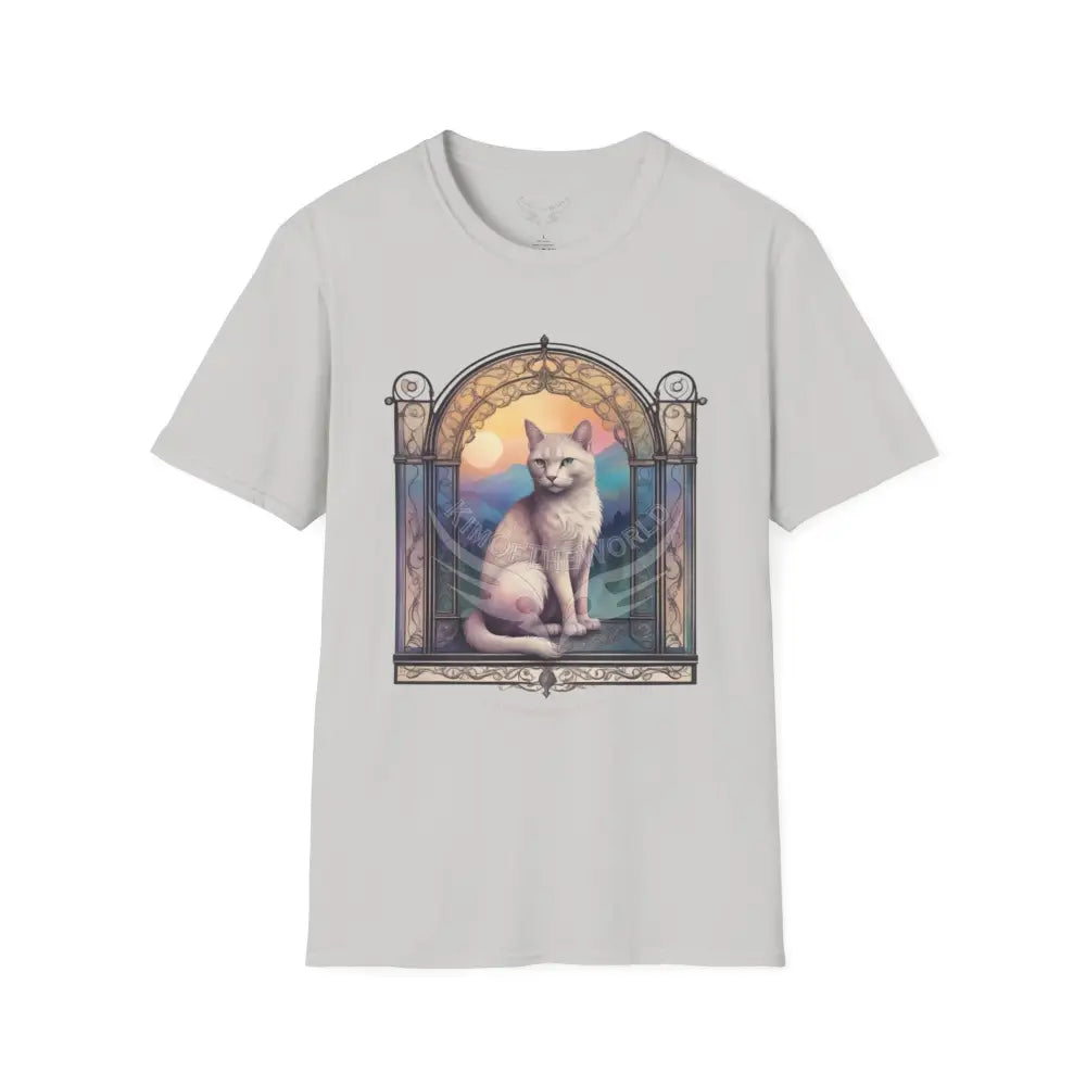 Copy of Floral Heart Tee - Softstyle T-Shirt Ice Grey / S T-Shirt