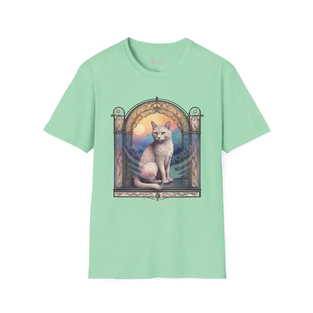 Copy of Floral Heart Tee - Softstyle T-Shirt Mint Green / S T-Shirt