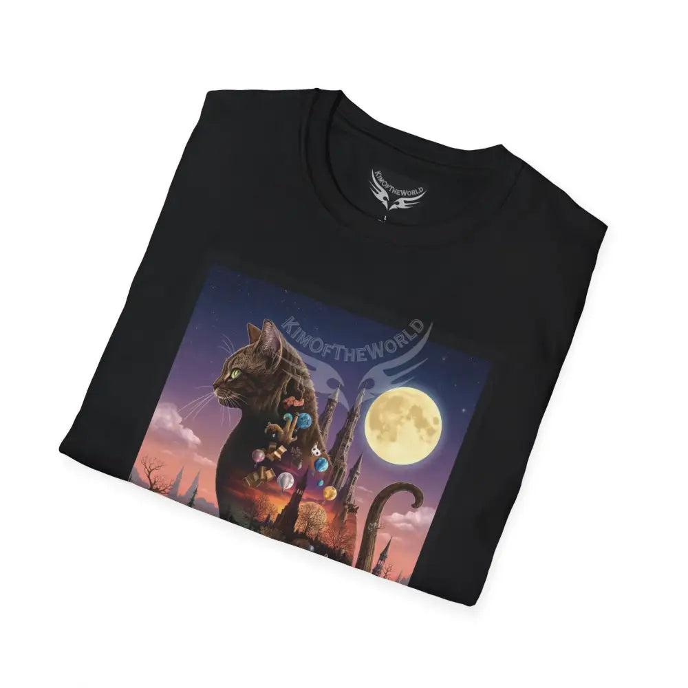 Kitty Moon Mashup - Softstyle T-Shirt T-Shirt