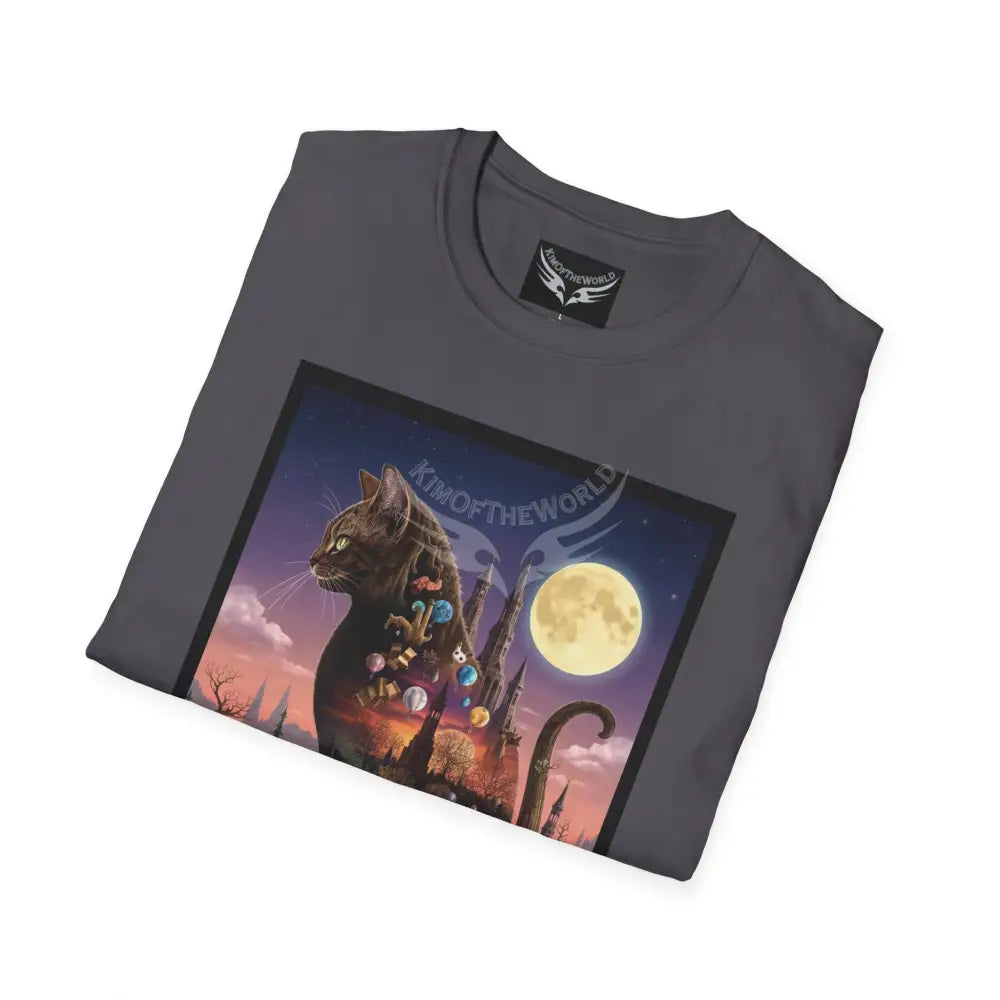 Kitty Moon Mashup - Softstyle T-Shirt T-Shirt