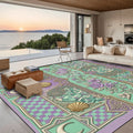 Lavender and Mint 10 ft x 8 ft Large Area Rug Floor Carpet 120’’x96’’ Rugs & Mats