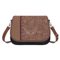 Leather Shoulder Bag - Sepia Pressed One Size Satchel