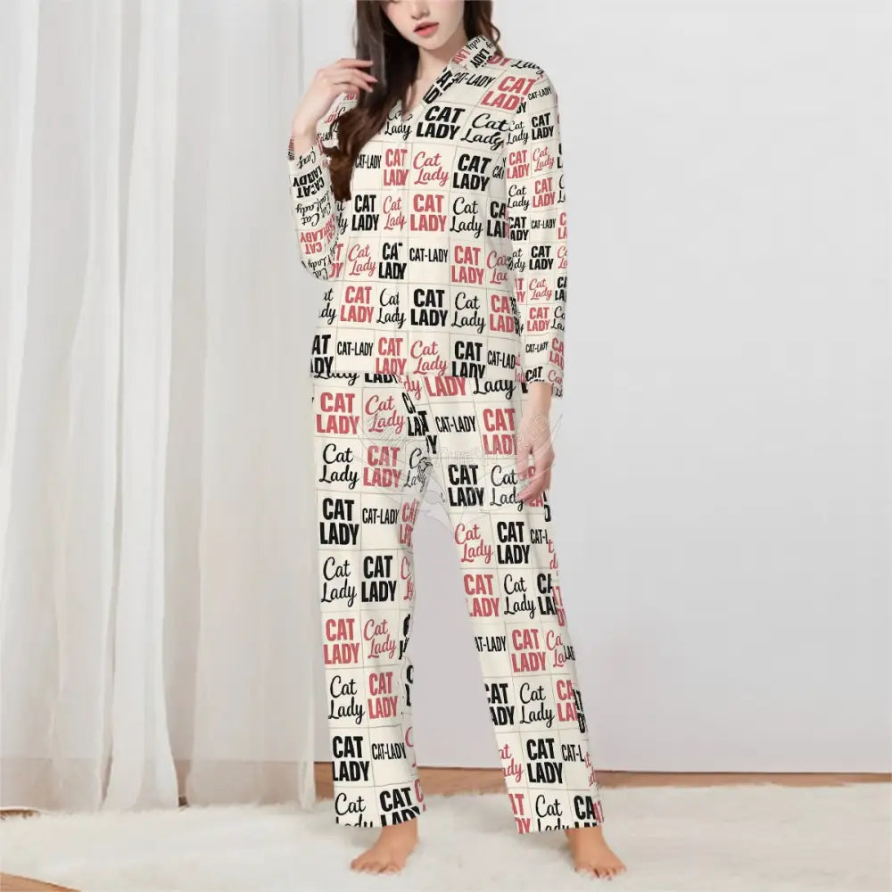 Long Sleeved Pajamas for Women Set Customized Services Women’s Pajamas