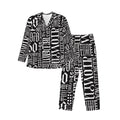 Long Sleeved Print Pajamas for Men Set Customized Services S Men’s Pajamas