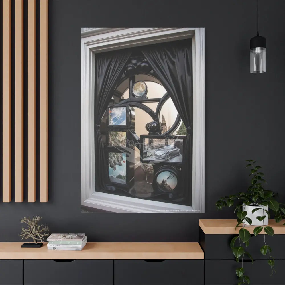Magic Windows Matte Canvas Print — Multi-Dimensional Wall Art Canvas
