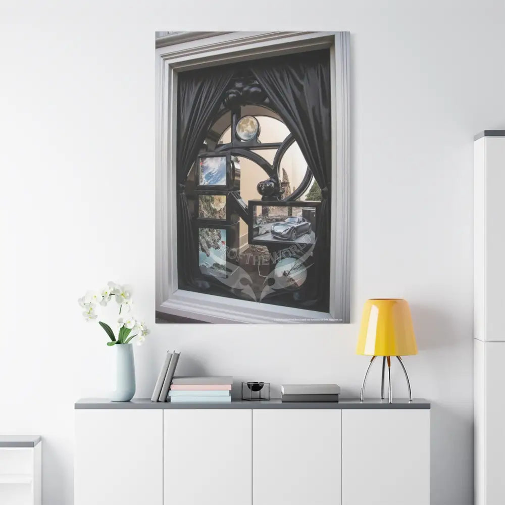 Magic Windows Matte Canvas Print — Multi-Dimensional Wall Art Canvas
