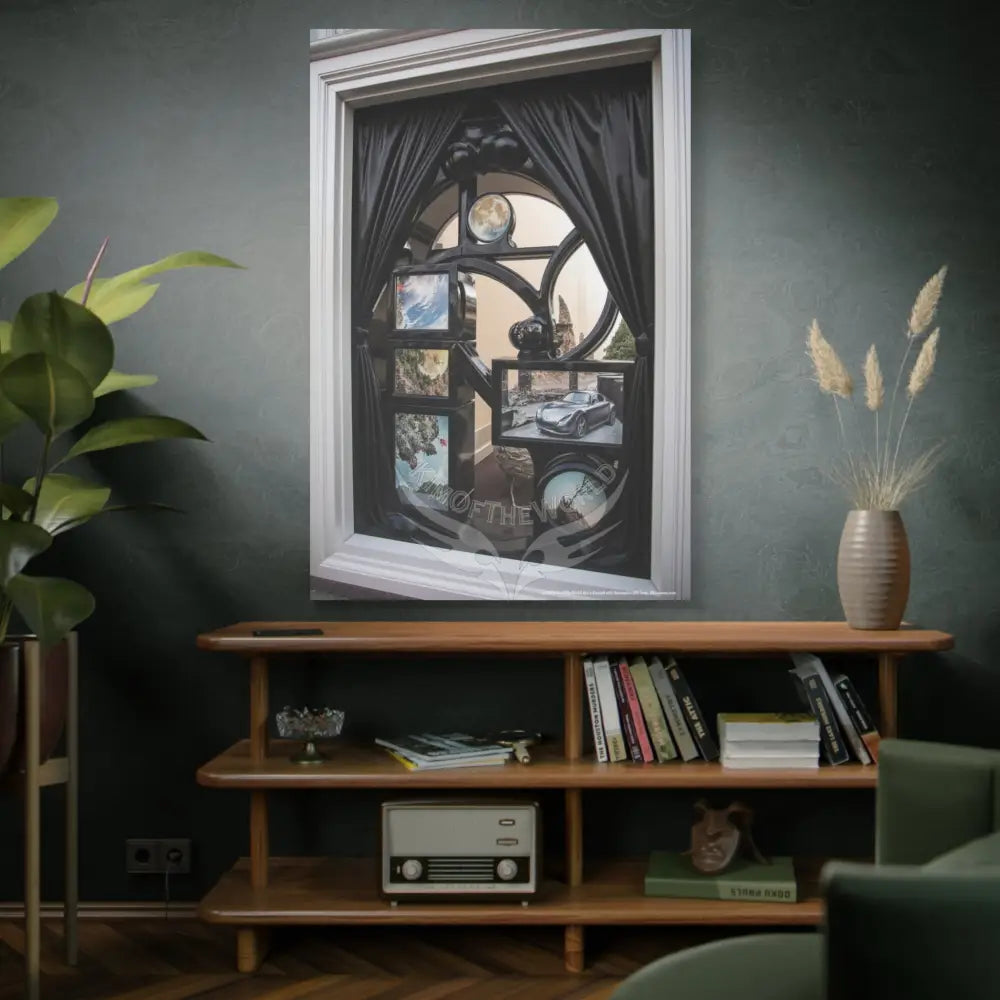 Magic Windows Matte Canvas Print — Multi-Dimensional Wall Art Canvas