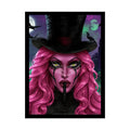 Magician Hat Lady Portrait Poster — Playful Art Print Poster Set Pieces 18″ x 24″ (Vertical) / Semi Glossy Poster