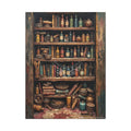 Maximalist Art ’Bottles and Books’ Matte Canvas Wall Art — Stretched 1.25’’ 30’’ x 40’’ (Vertical) / 1.25’’ Canvas