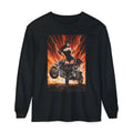 Men’s Long Sleeve Ride on Fire Lady Long Sleeve Tee Black / S Long-sleeve