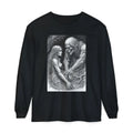 Men’s Shirt Goth Mismatched Couple Photo Long Sleeve Tee Black / S Long-sleeve