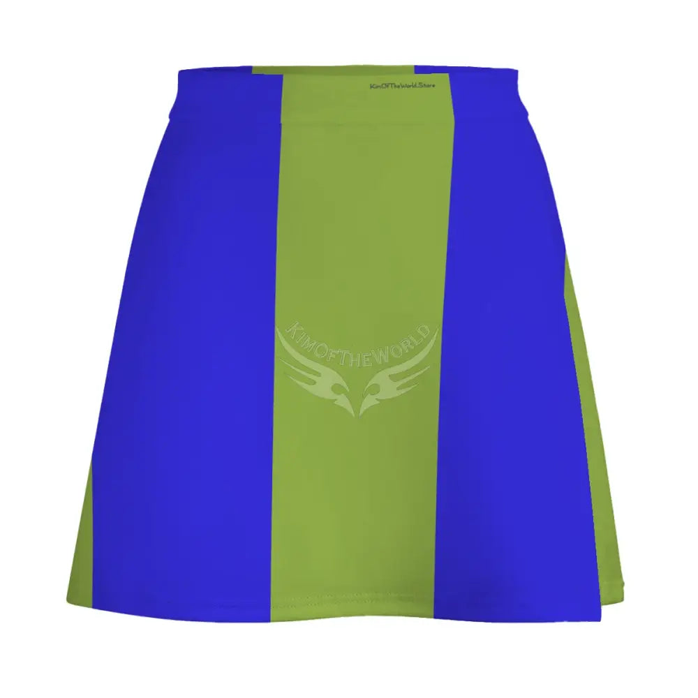 Mini Skirt - Blue and Green Ladies Suit Pcs Women’s Skirts & Dresses