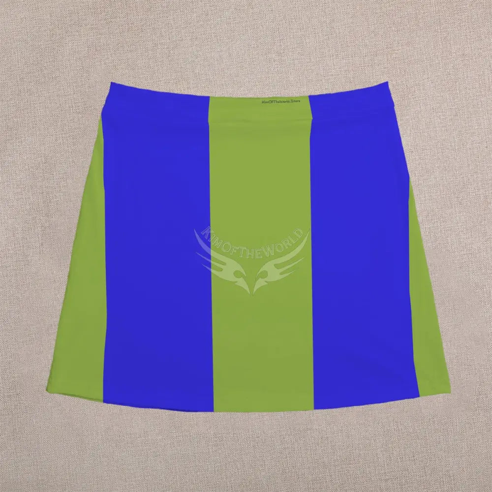 Mini Skirt - Blue and Green Ladies Suit Pcs Women’s Skirts & Dresses