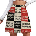Mini Skirt - Cat Lady KOTW Design Print S Women’s Skirts & Dresses
