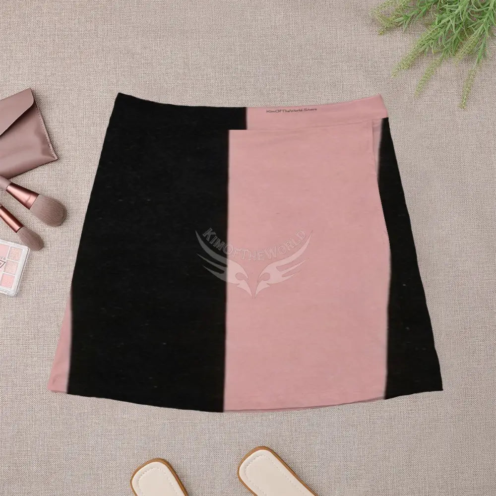 Mini Skirt - Pink and Black Suit Pcs Women’s Skirts & Dresses